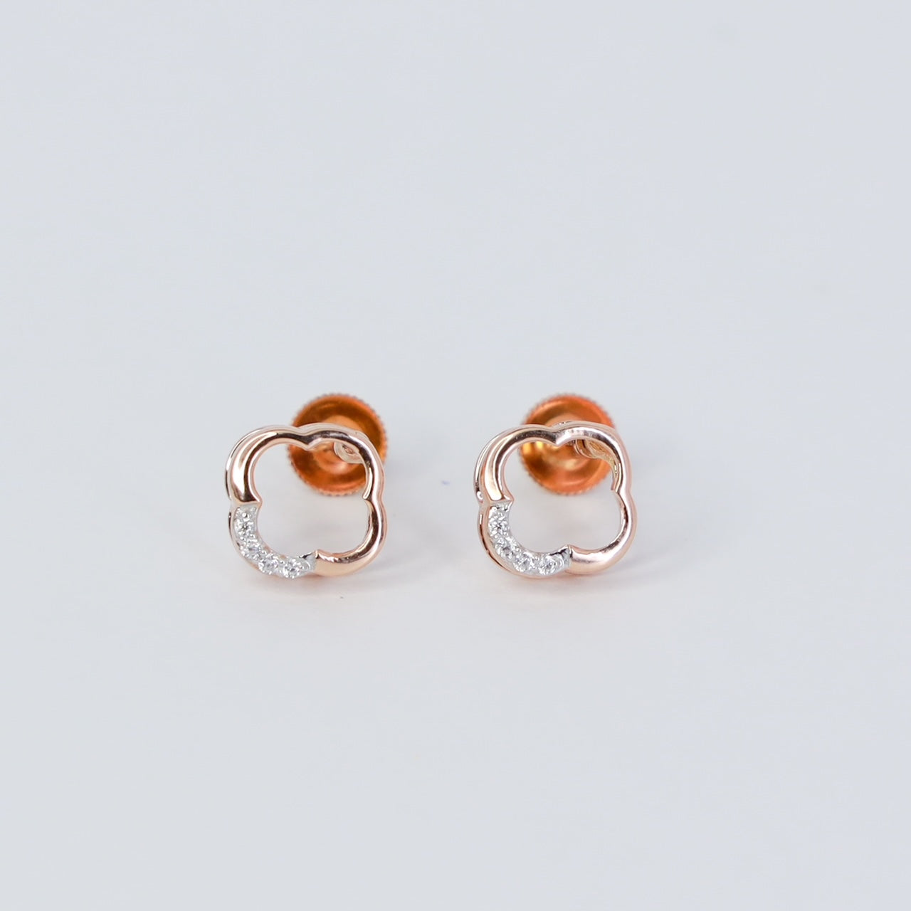 nova twist 18kt gold earring