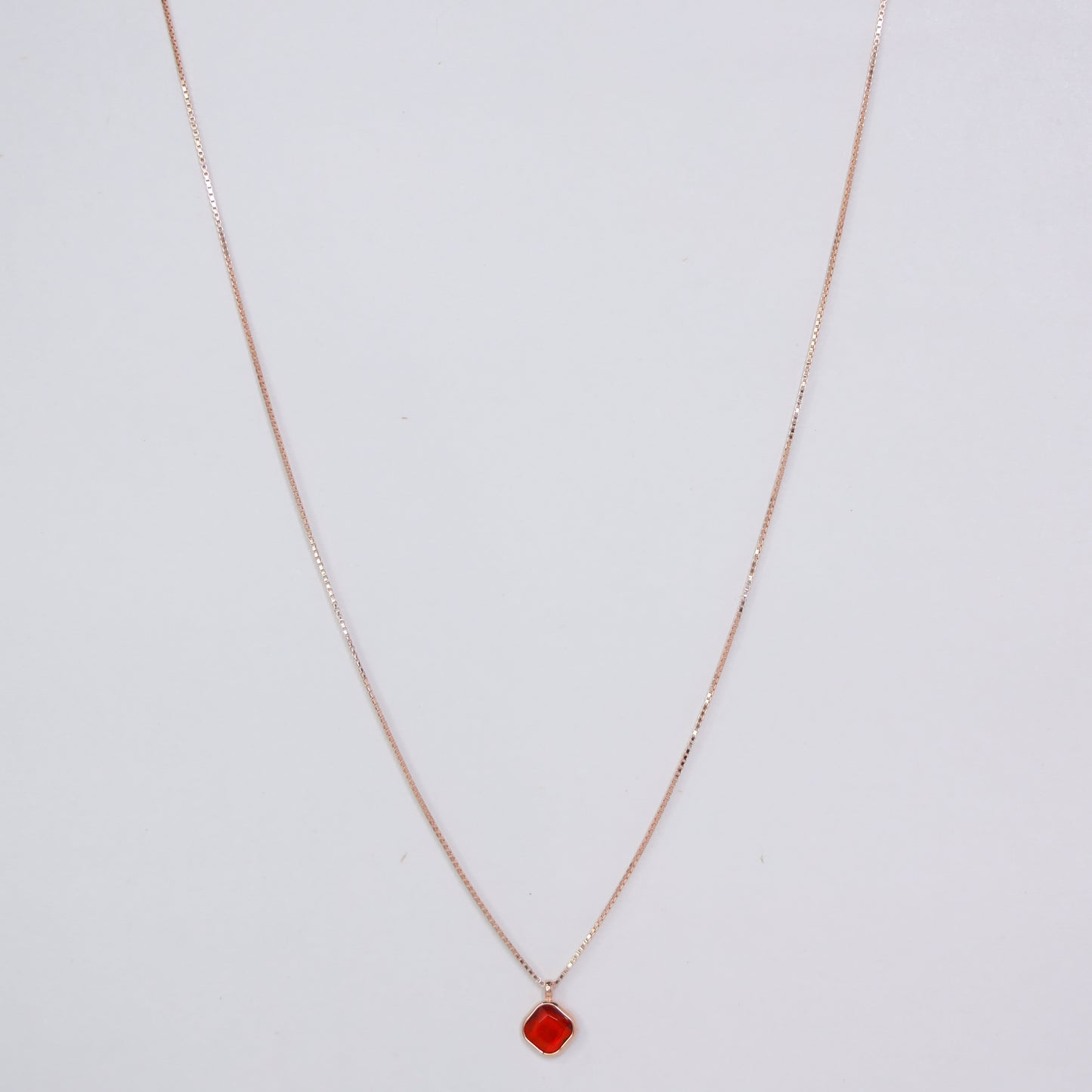 scarlet radiance red 18kt gold necklace