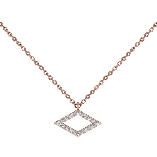 RADIANT RHOMBUS DIAMOND NECKLACE