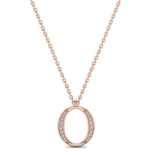 CLASSIC CIRCLE DIAMOND NECKLACE