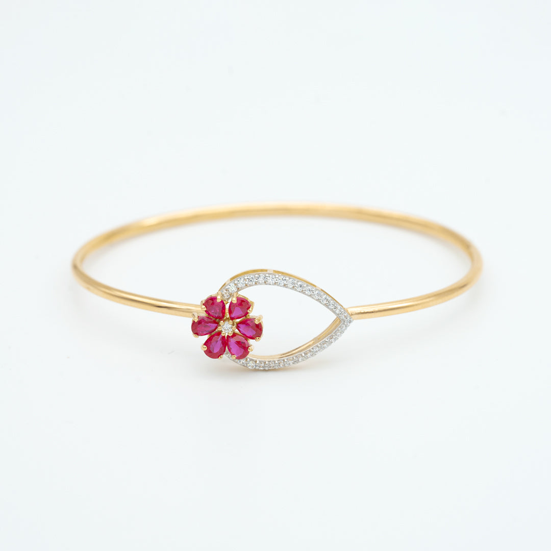 18ct italian gold bangle