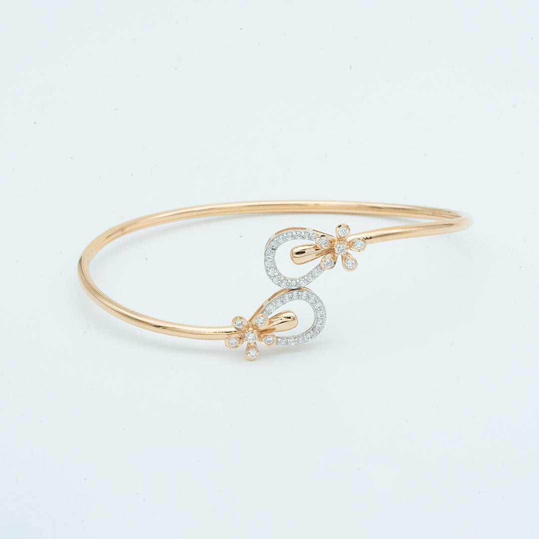 18ct italian gold bangle