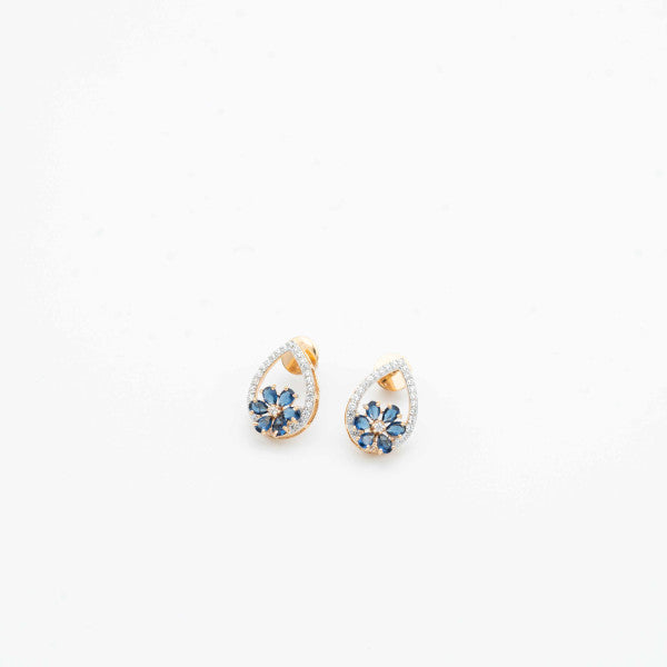 18ct italian gold earring