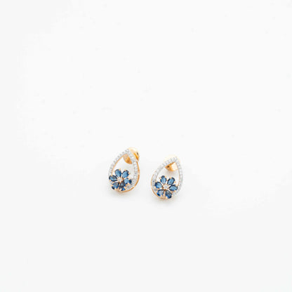 18CT ITALIAN GOLD EARRING