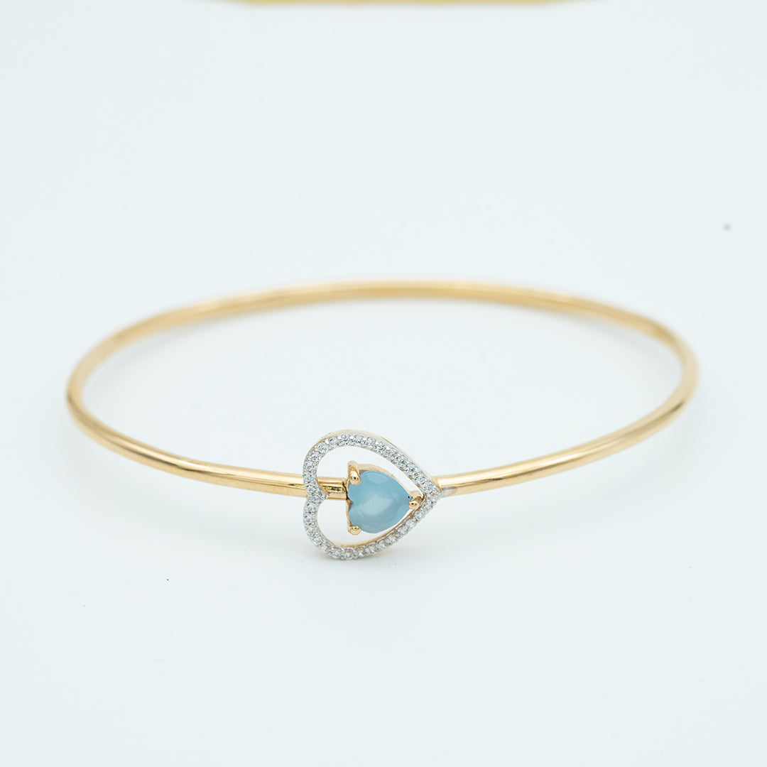 18ct italian gold bangle