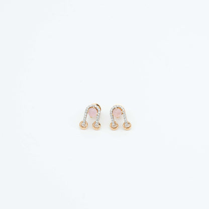 18CT ITALIAN GOLD EARRING