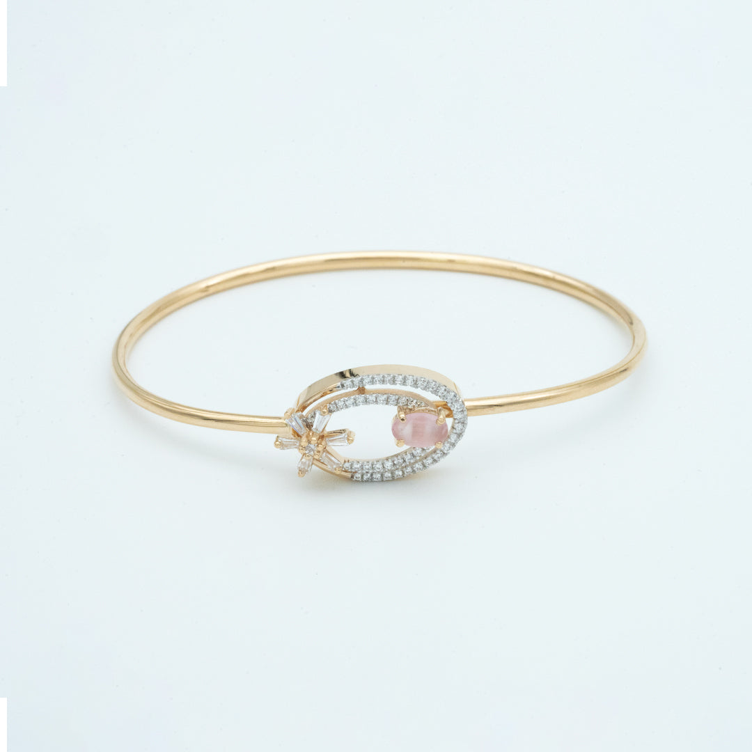 18ct italian gold bangle