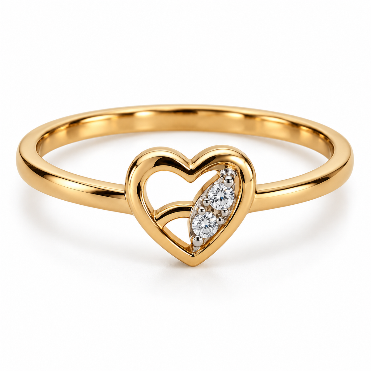 Polished Gemstone Ring