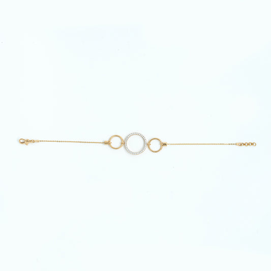 18CT ITALIAN GOLD BRACELET