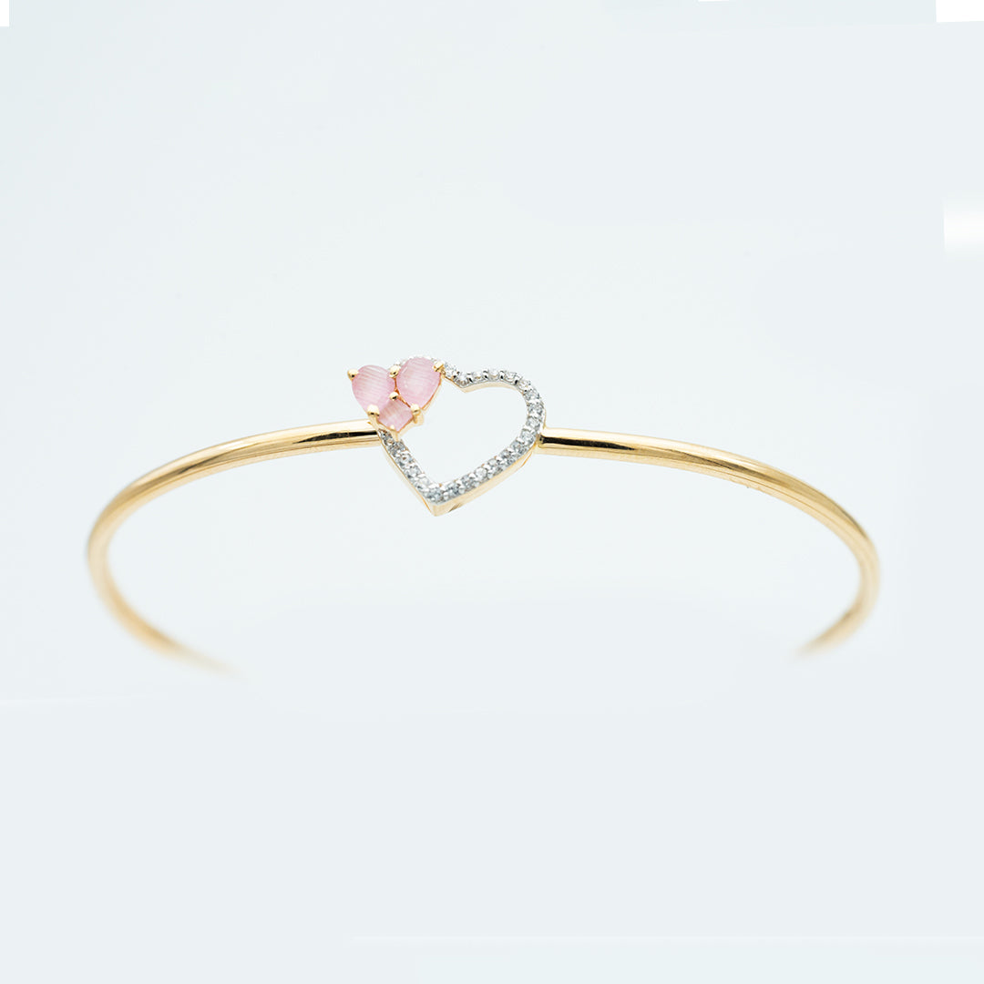 18ct italian gold bangle