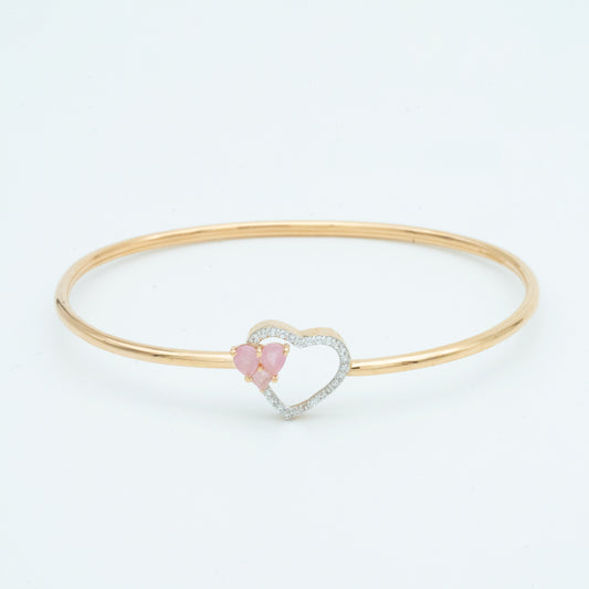 18CT ITALIAN GOLD BANGLE