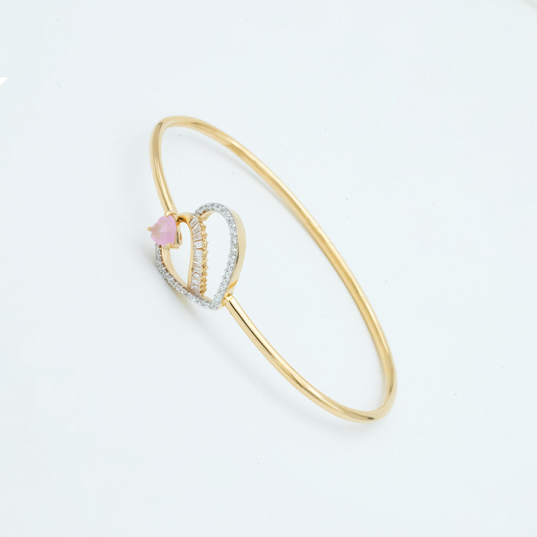 18ct italian gold bangle