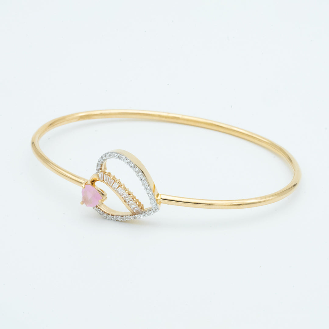 18ct italian gold bangle