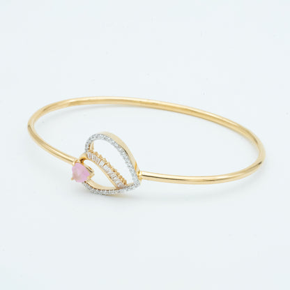 18CT ITALIAN GOLD BANGLE