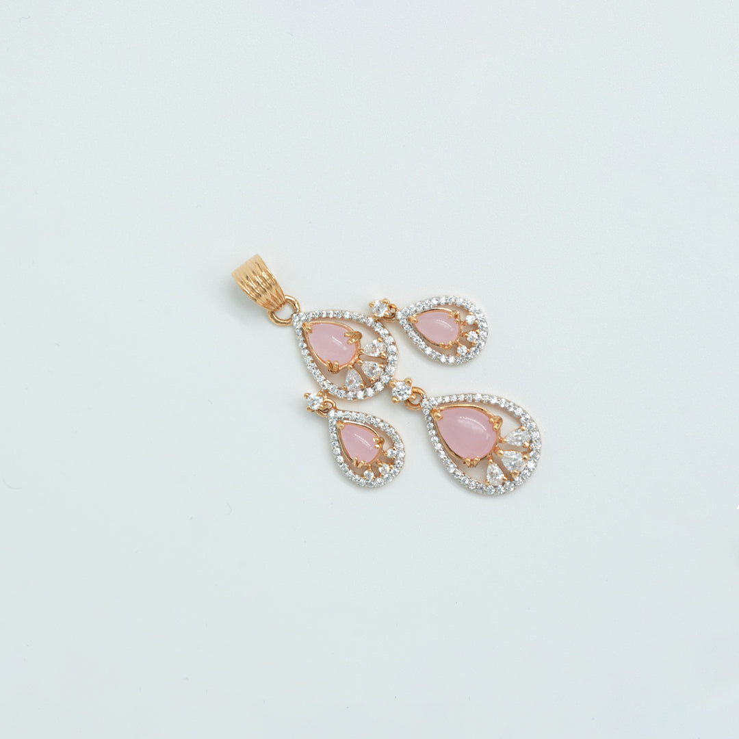 18ct rose gold pendant