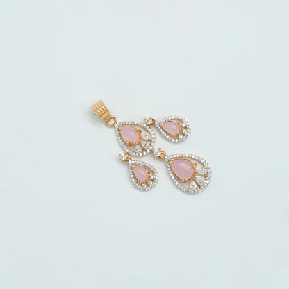 18CT ROSE GOLD PENDANT