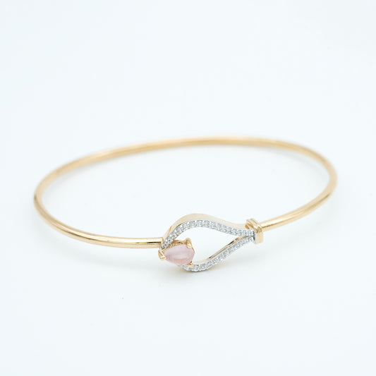 18CT ITALIAN GOLD BANGLE