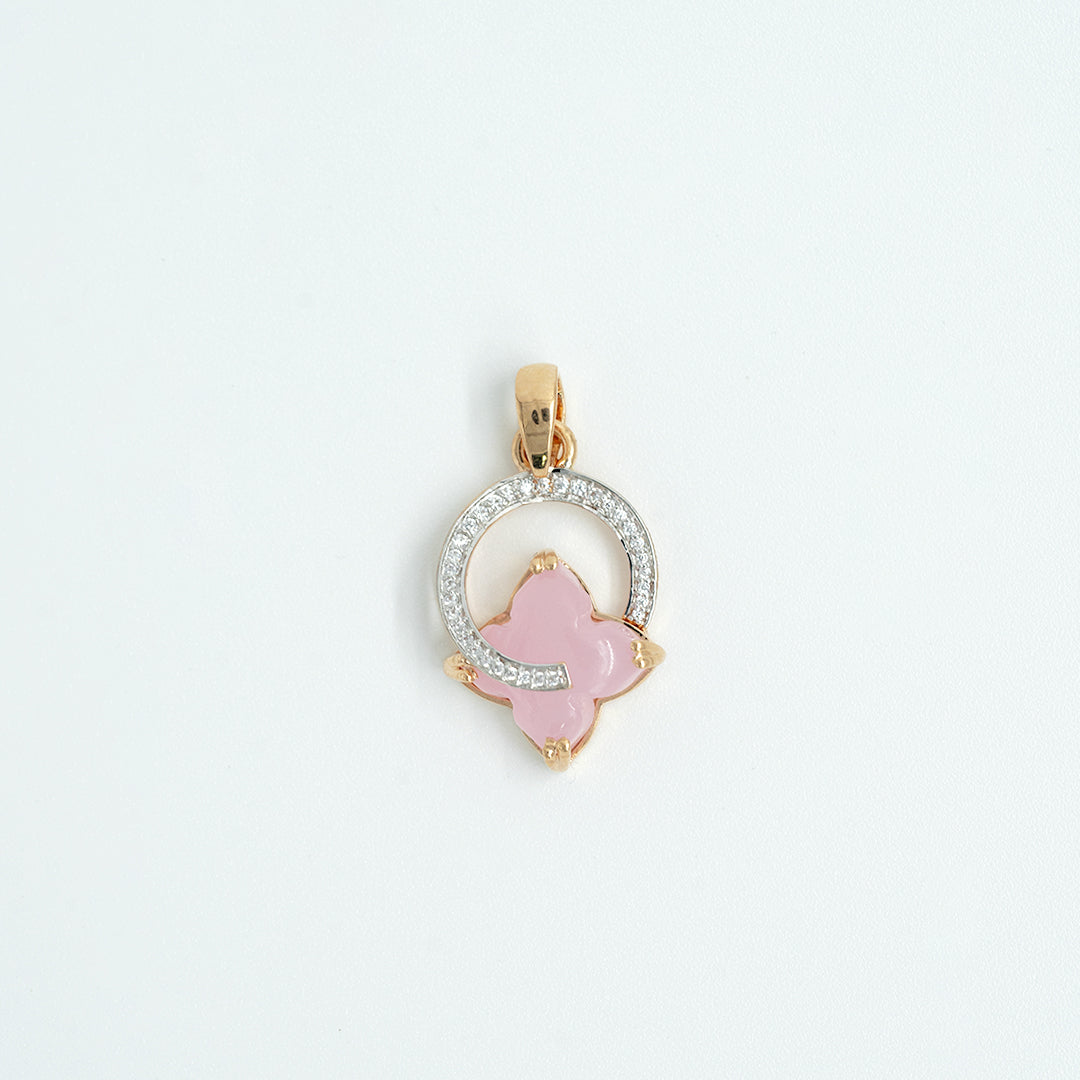 18ct rose gold pendant