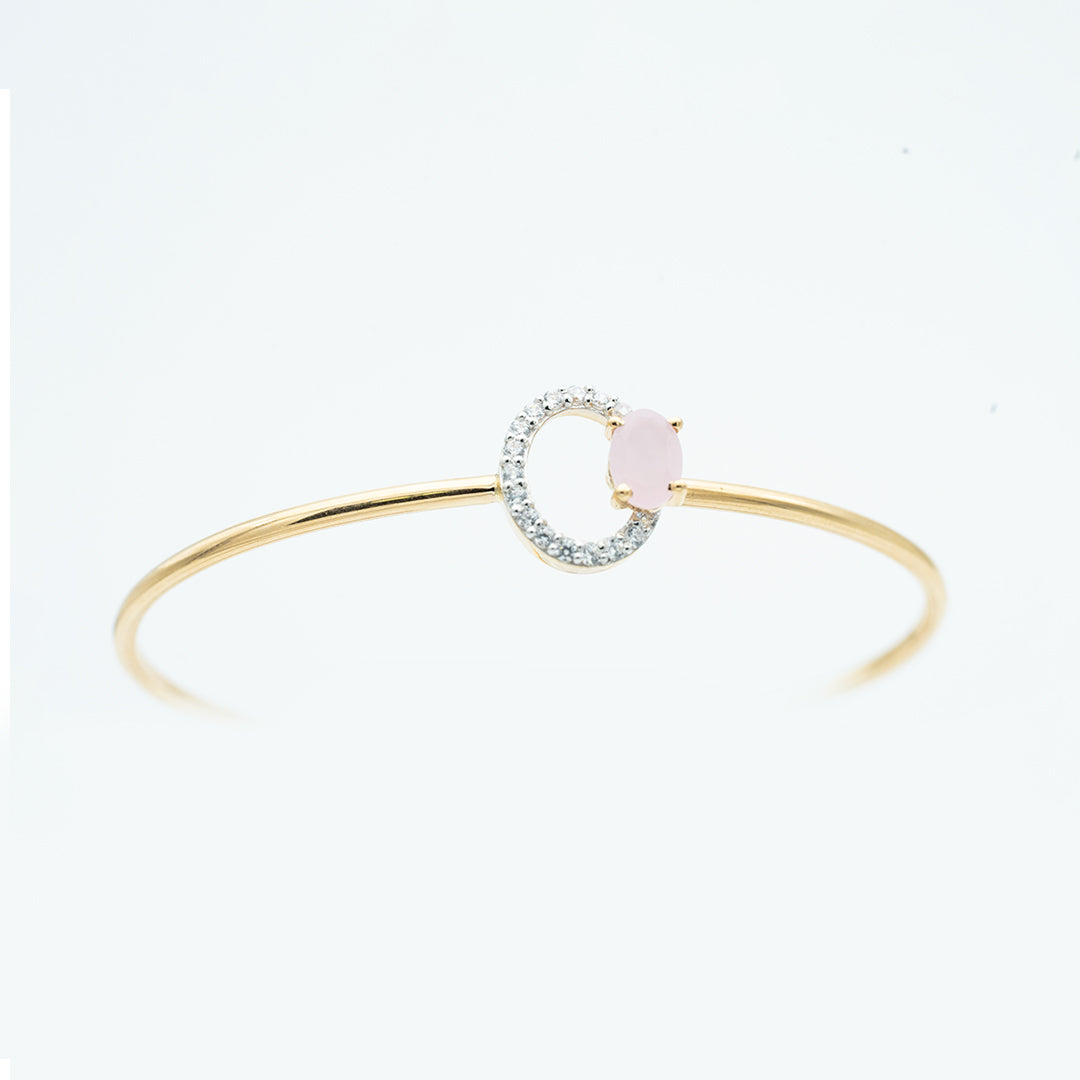 18ct italian gold bangle