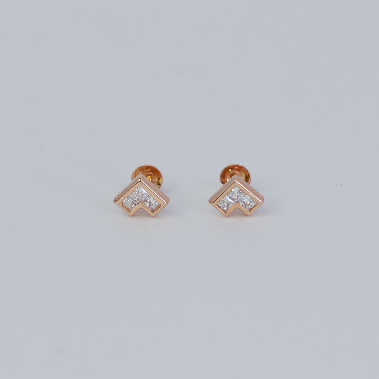 celeste drop 18kt gold earring