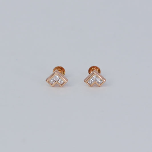 CELESTE DROP 18KT GOLD EARRING