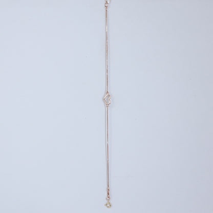 HEARTLINE 18KT GOLD BRACELET