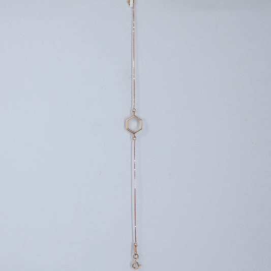 18CT GOLD LIGHT WEIGHT  BRACELET
