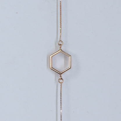 18CT GOLD LIGHT WEIGHT  BRACELET