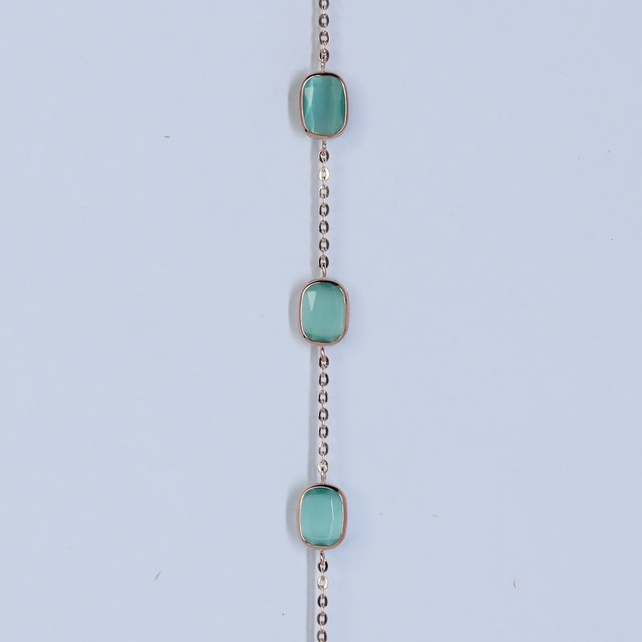 crystal crest 18kt gold bracelet