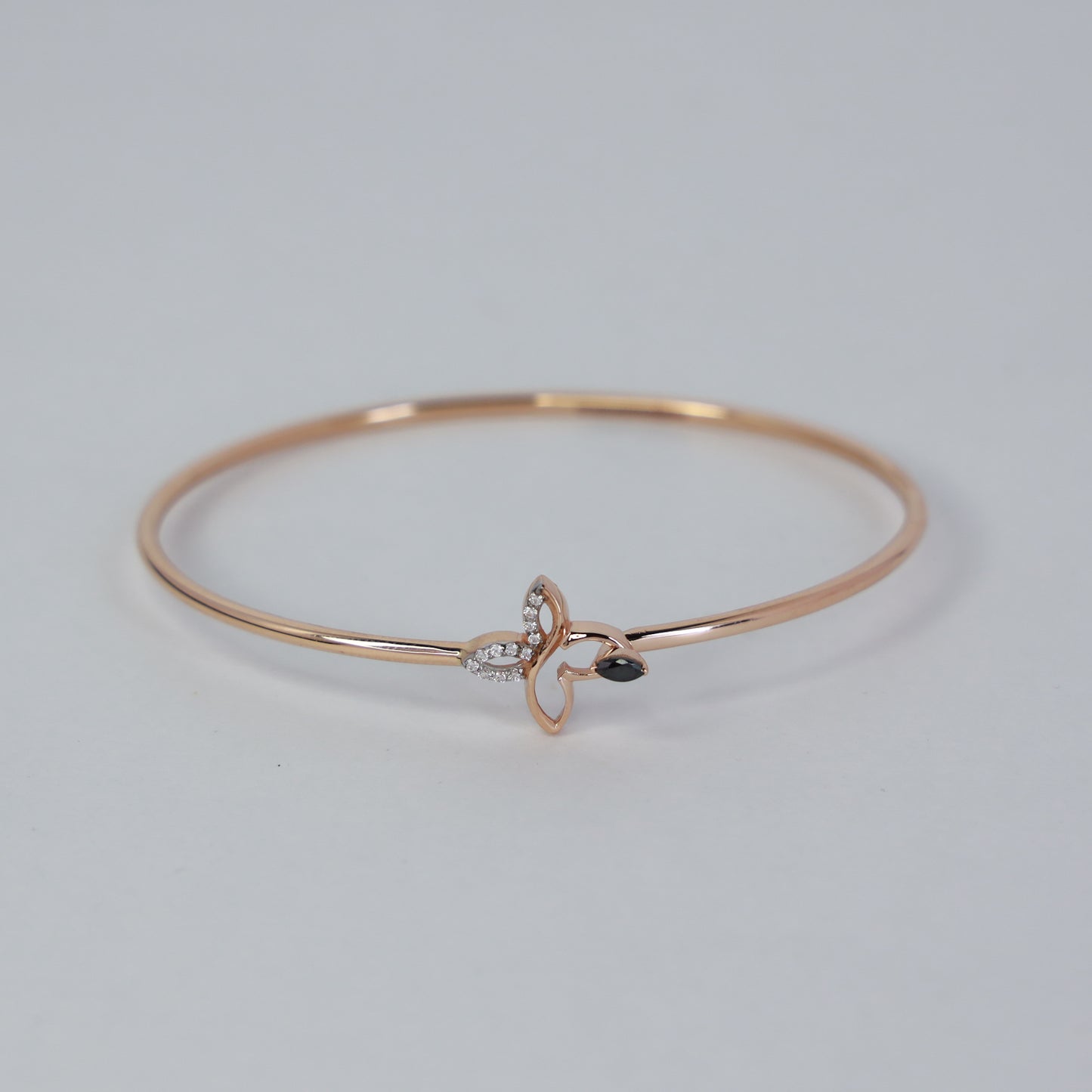 butterfly bliss 18kt gold bangle