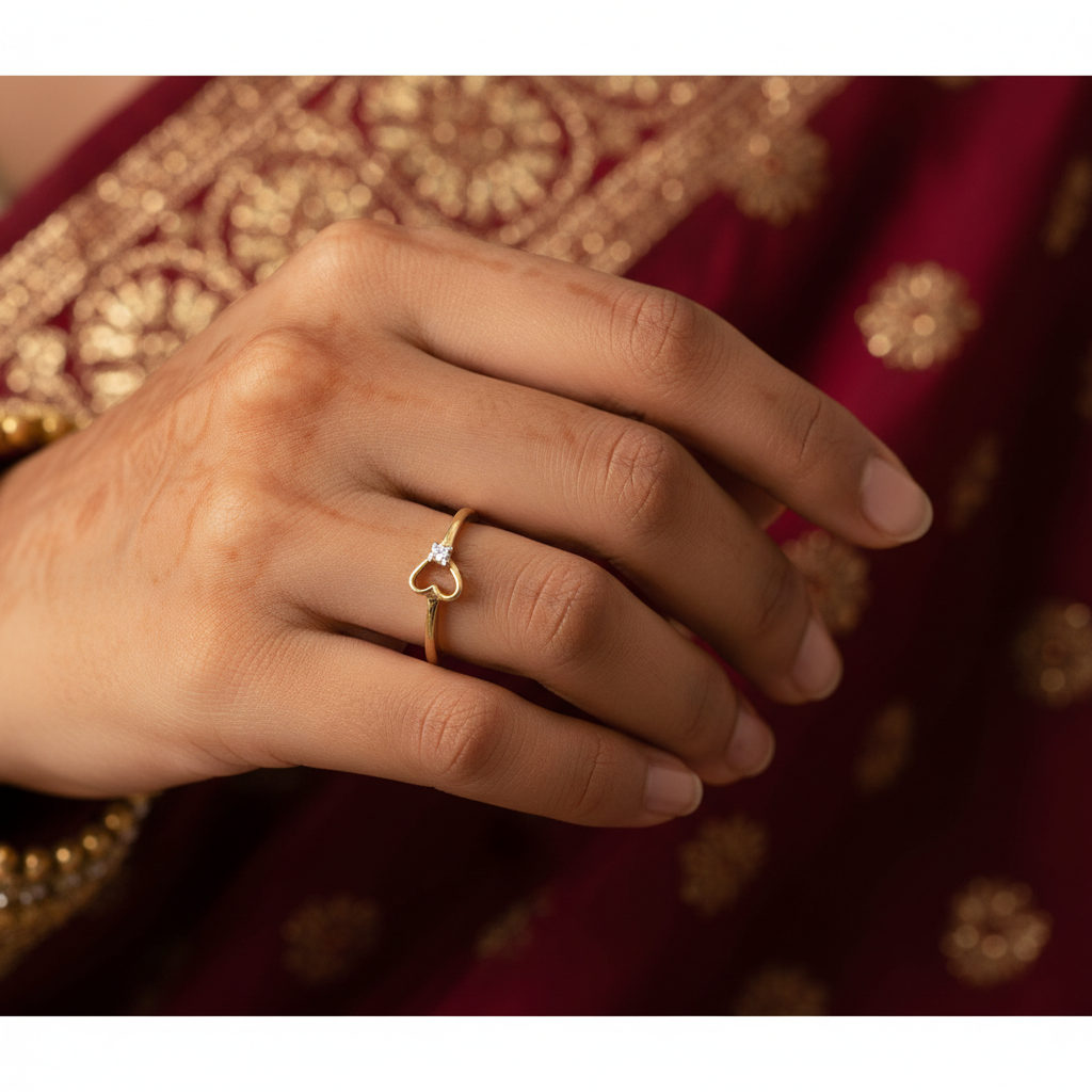 finger ring 18kt