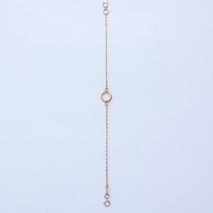 18KT GOLD ROUND CHAIN BRACELET