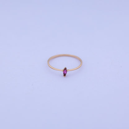 18CT  GOLD LIGHT WEIGHT RING