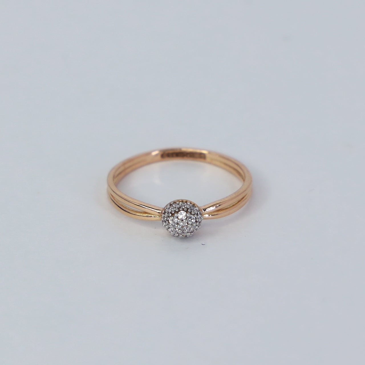 moonlight bloom 18kt gold everyday ring