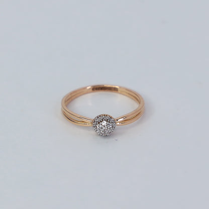 MOONLIGHT BLOOM 18KT GOLD EVERYDAY RING