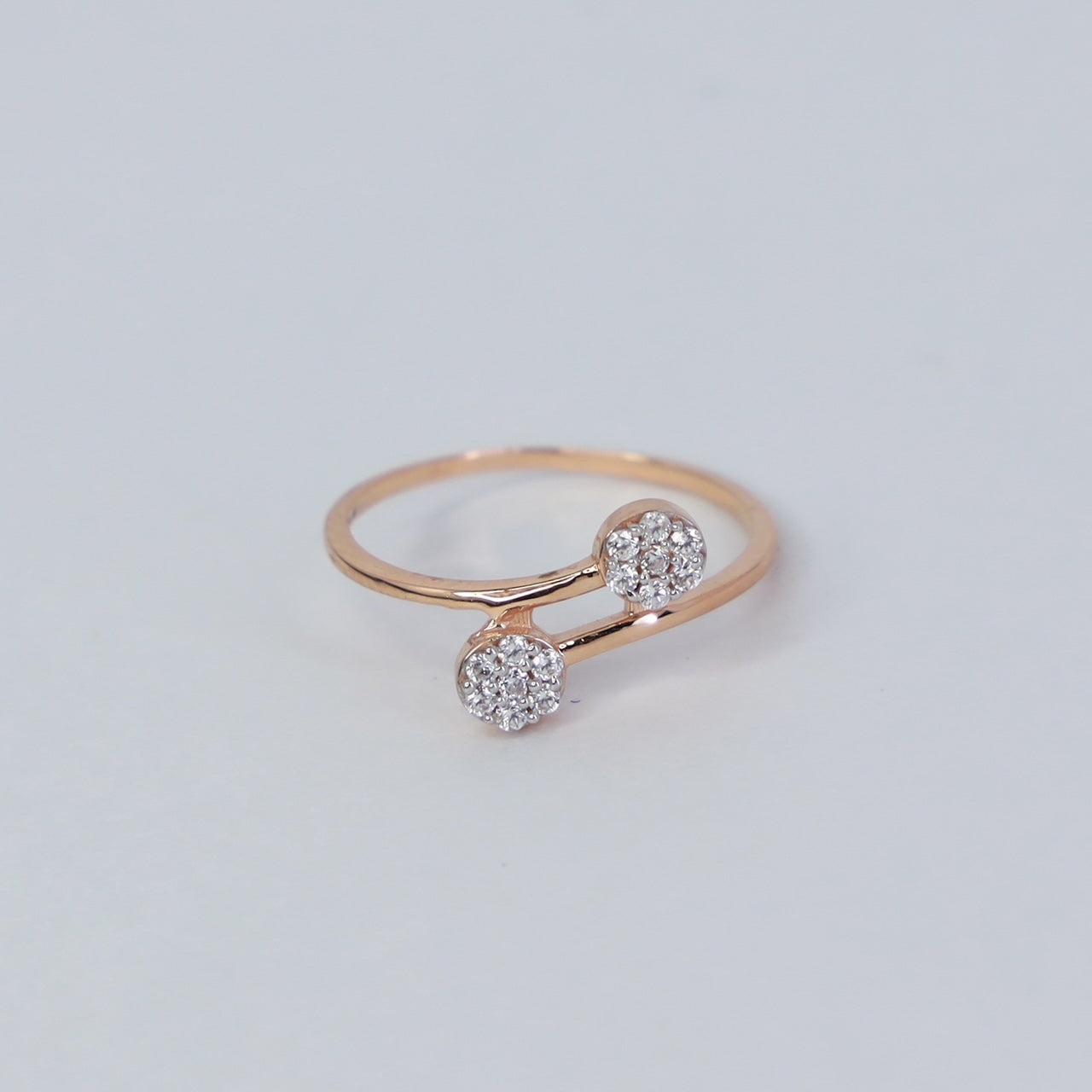 golden leaf 18kt gold everyday ring