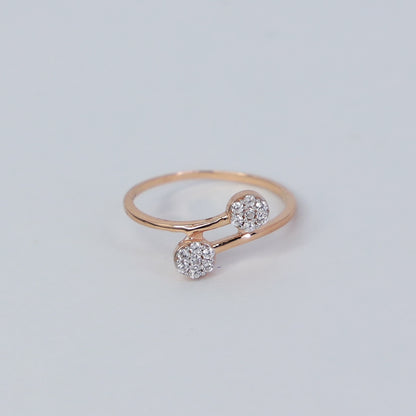 GOLDEN LEAF 18KT GOLD EVERYDAY RING