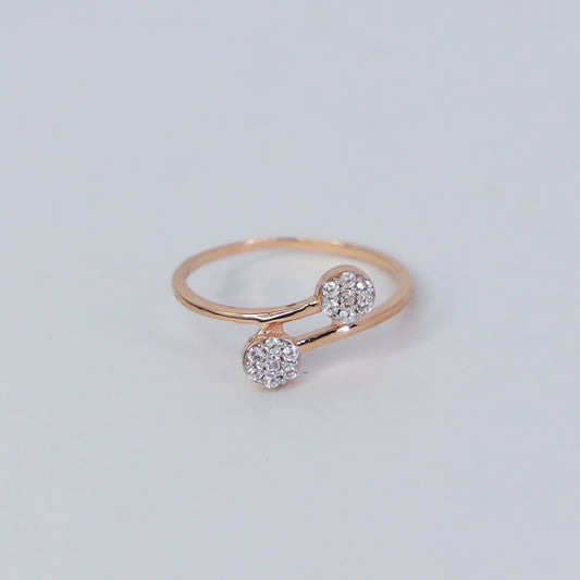 GOLDEN LEAF 18KT GOLD EVERYDAY RING
