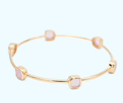 18CT ITALIAN GOLD BANGLE