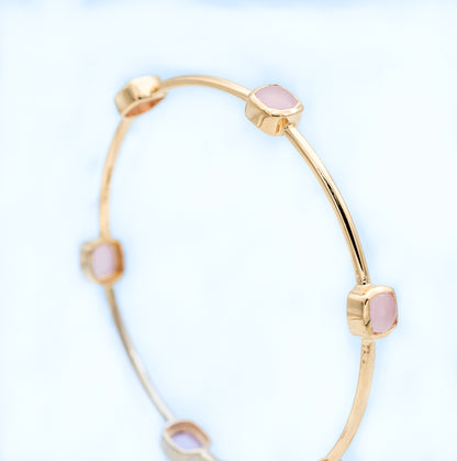 18CT ITALIAN GOLD BANGLE