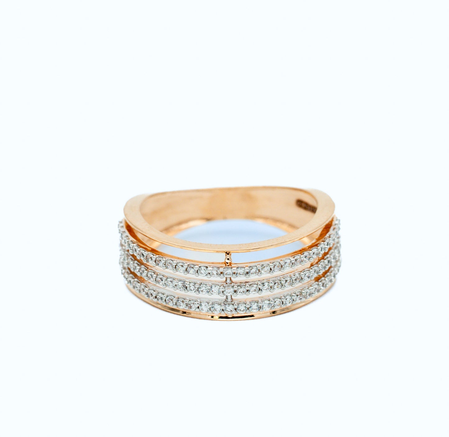 18ct cocktail gold ring