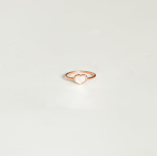 18CT TURKEY  HEART GOLD RING