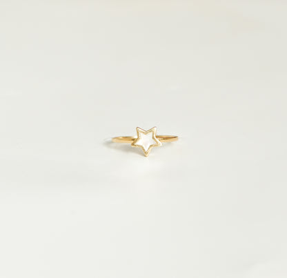 18CT TURKEY STAR GOLD RING