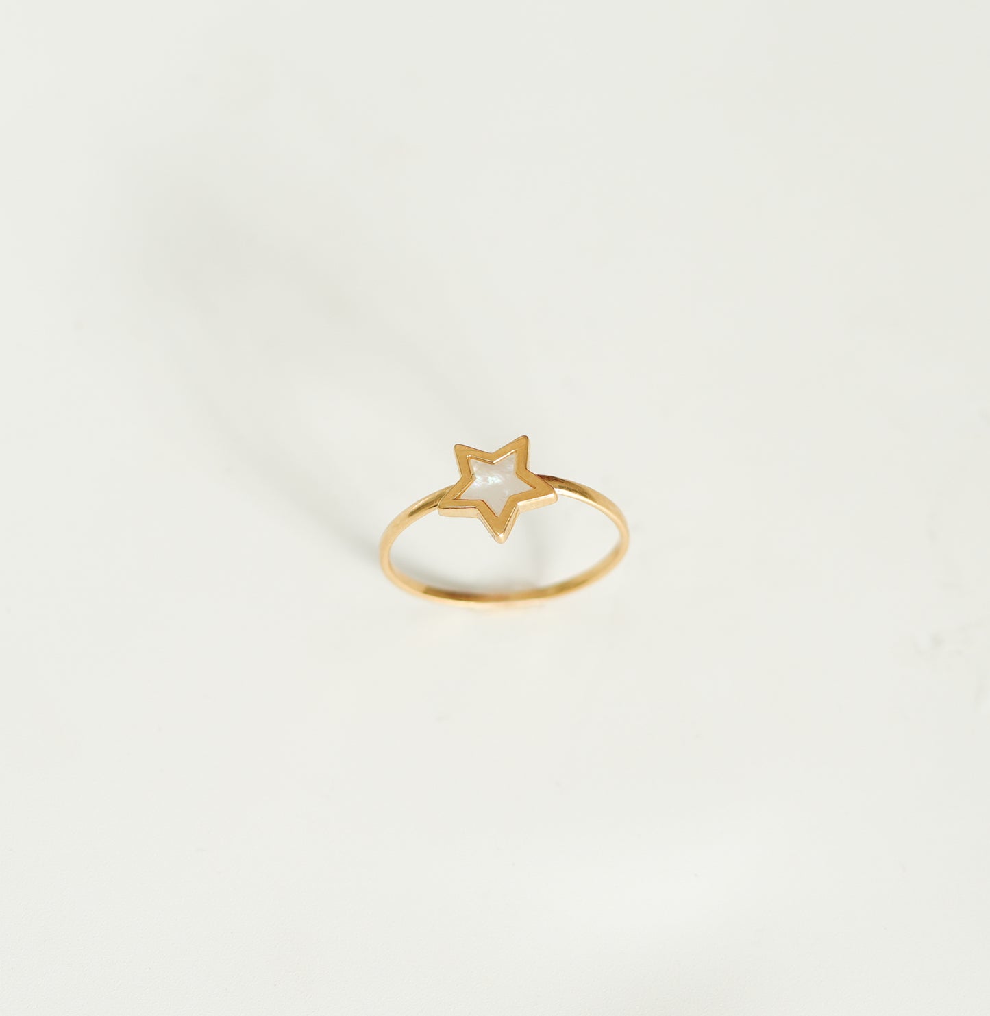 18ct turkey star gold ring