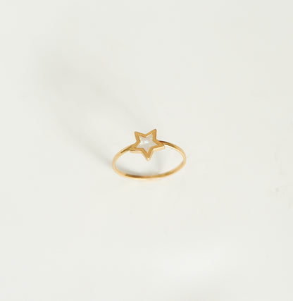 18CT TURKEY STAR GOLD RING