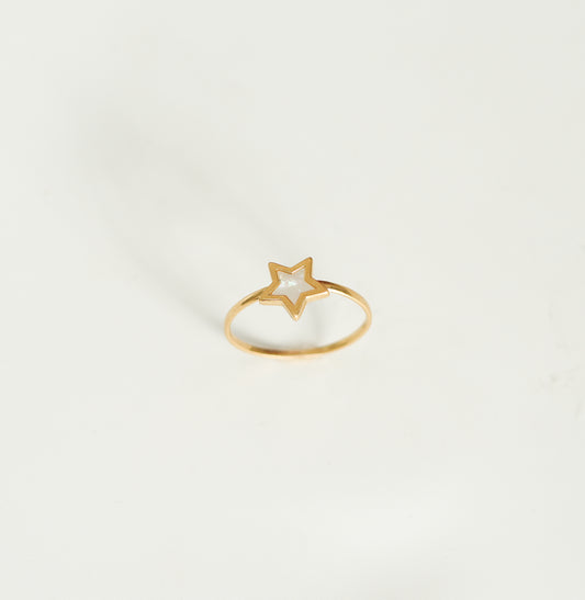 18CT TURKEY STAR GOLD RING